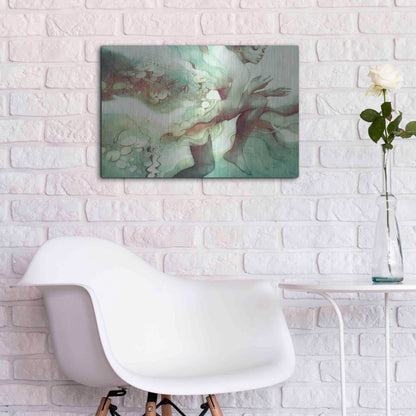 Luxe Metal Art 'Flood' by Anna Dittman, Metal Wall Art,24x16