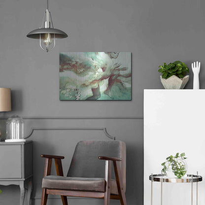 Luxe Metal Art 'Flood' by Anna Dittman, Metal Wall Art,24x16