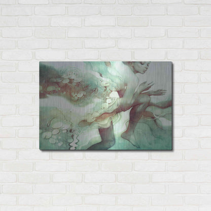 Luxe Metal Art 'Flood' by Anna Dittman, Metal Wall Art,36x24