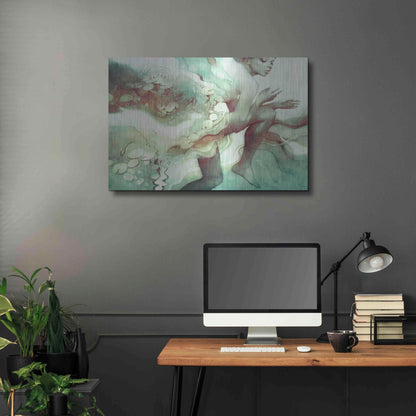 Luxe Metal Art 'Flood' by Anna Dittman, Metal Wall Art,36x24