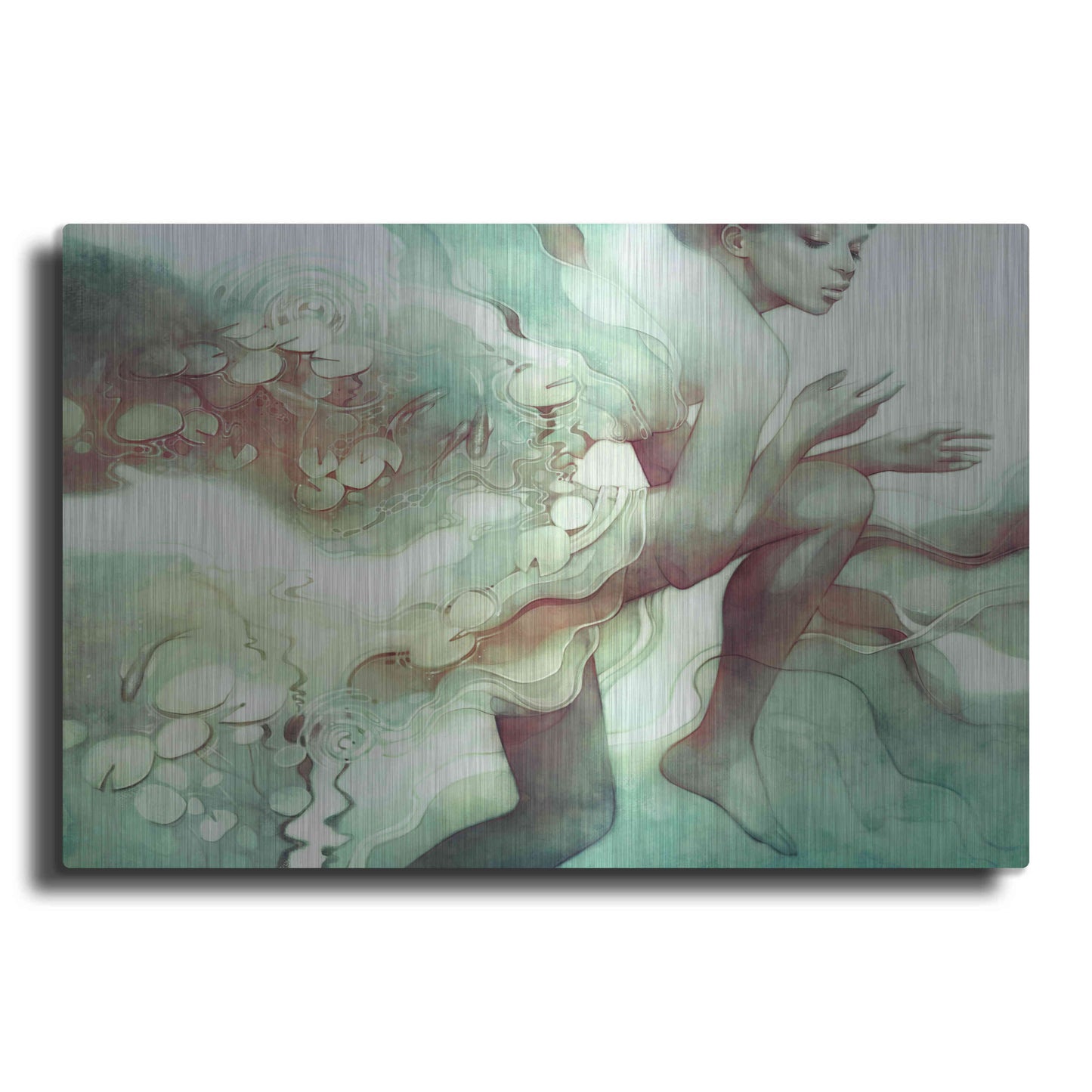 Luxe Metal Art 'Flood' by Anna Dittman, Metal Wall Art