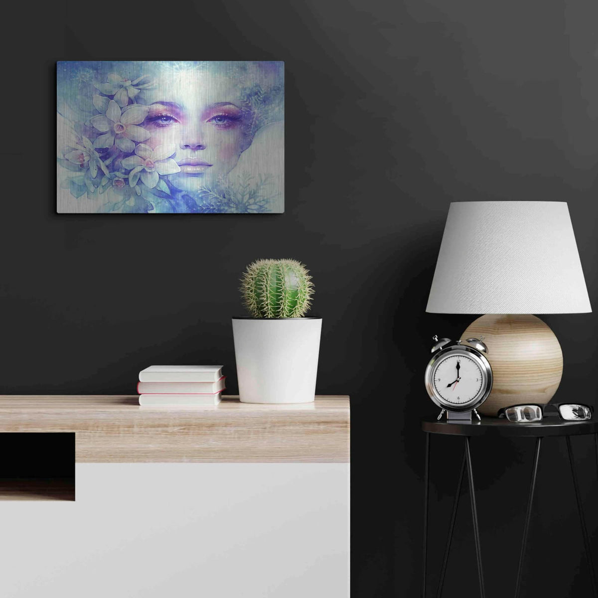 'December' by Anna Dittman – Metal Wall Art, 24x16 room view