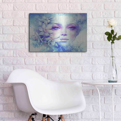 Luxe Metal Art 'December' by Anna Dittman, Metal Wall Art,24x16