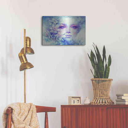 Luxe Metal Art 'December' by Anna Dittman, Metal Wall Art,24x16