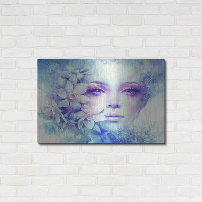 Luxe Metal Art 'December' by Anna Dittman, Metal Wall Art,36x24