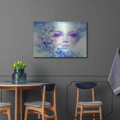 Luxe Metal Art 'December' by Anna Dittman, Metal Wall Art,36x24