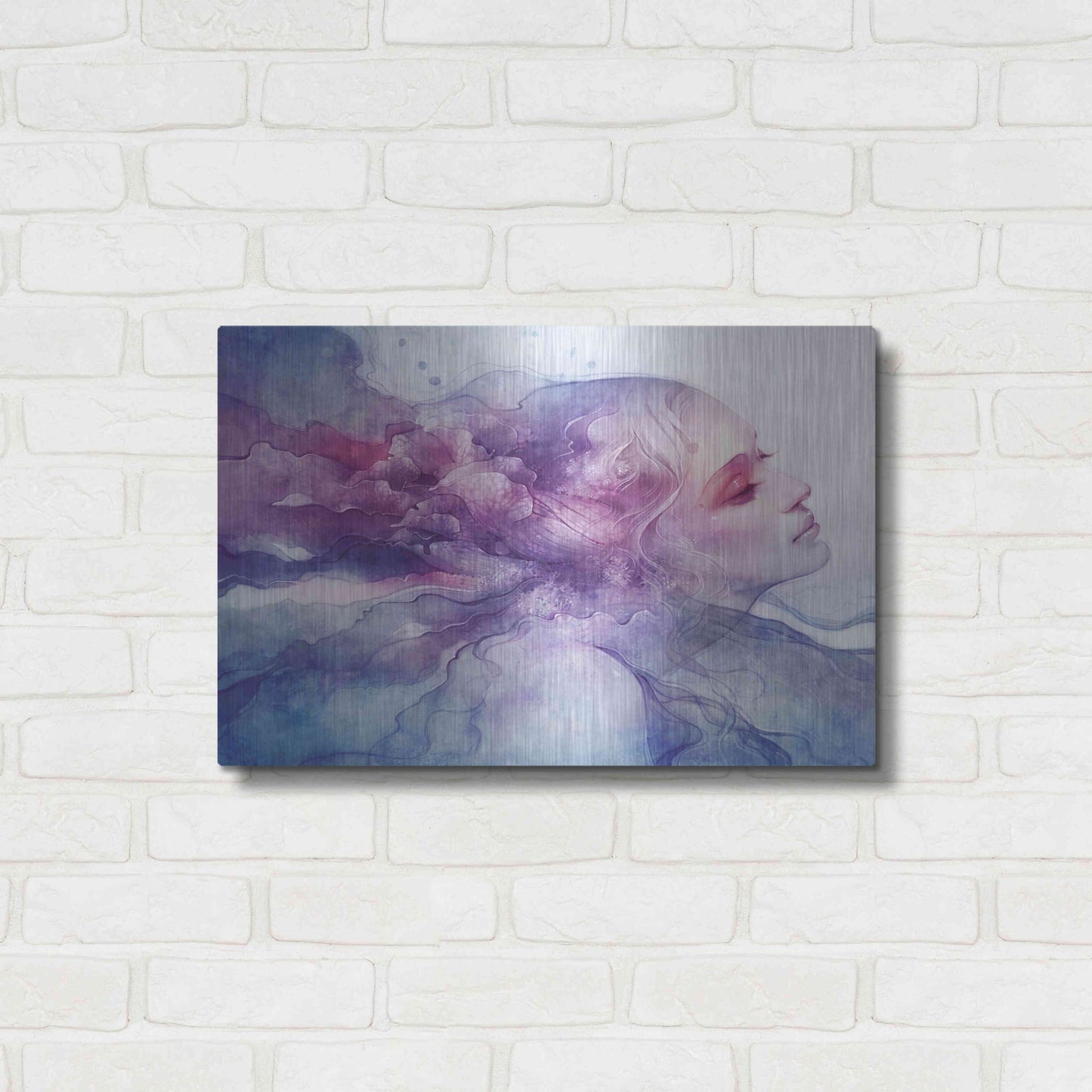 Luxe Metal Art 'Bait' by Anna Dittman, Metal Wall Art,24x16