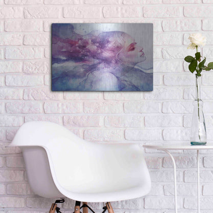 Luxe Metal Art 'Bait' by Anna Dittman, Metal Wall Art,24x16