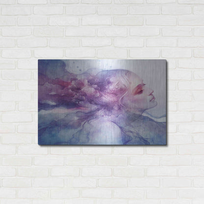 Luxe Metal Art 'Bait' by Anna Dittman, Metal Wall Art,36x24