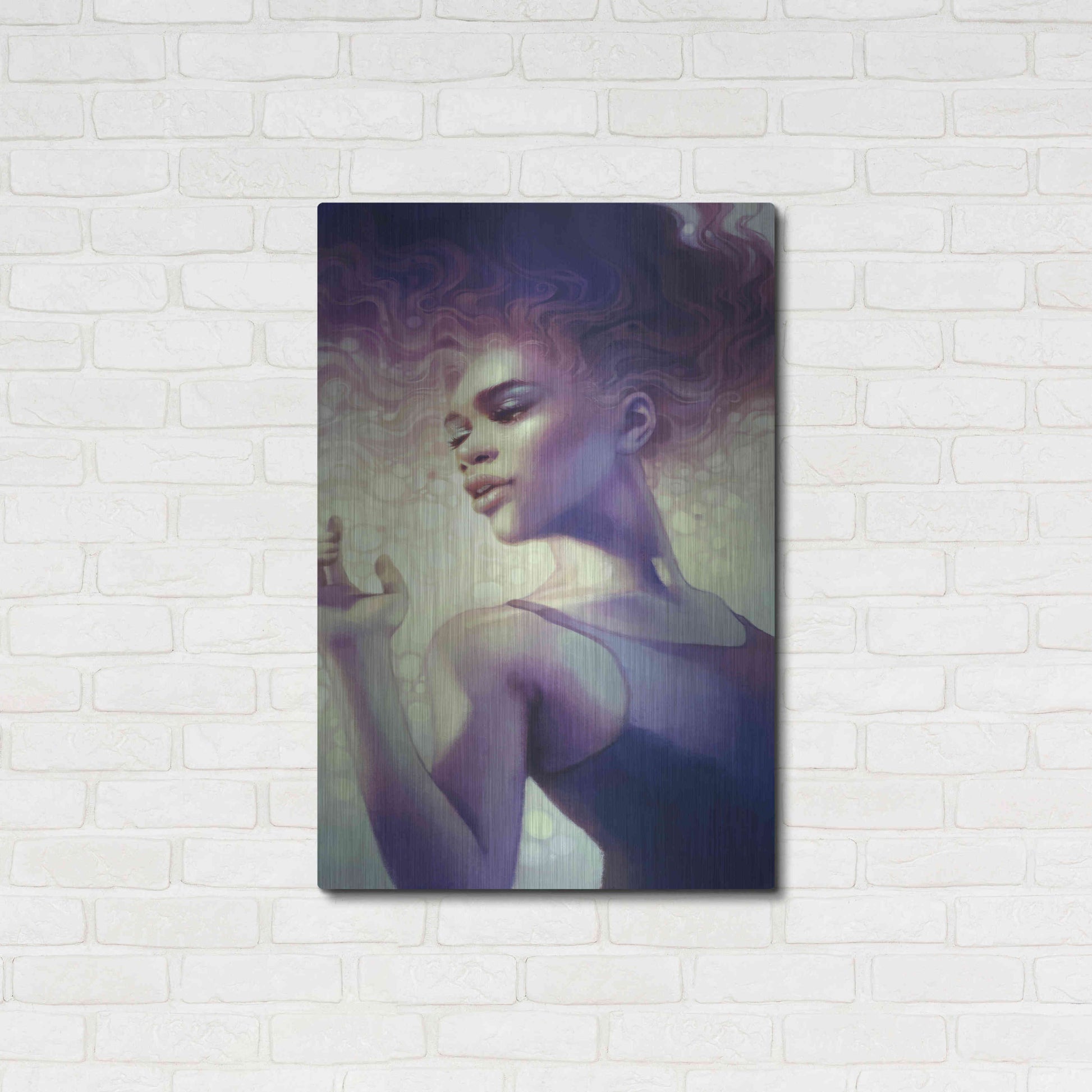 Luxe Metal Art 'Bead' by Anna Dittman, Metal Wall Art,24x36