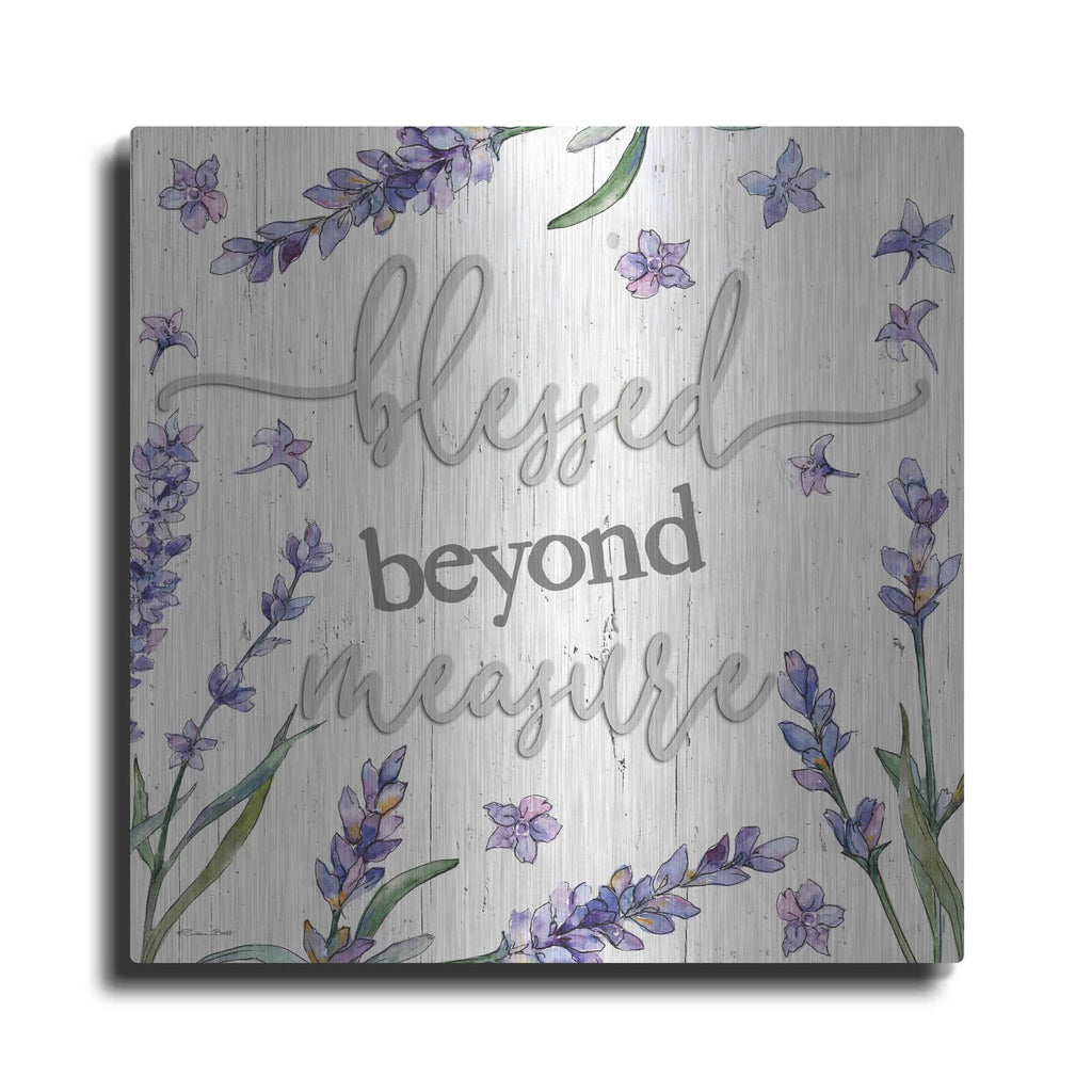 'Blessed Beyond Measure' by Susie Boyer – Metal Wall Art