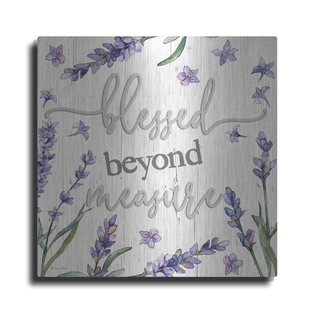 'Blessed Beyond Measure' by Susie Boyer – Metal Wall Art