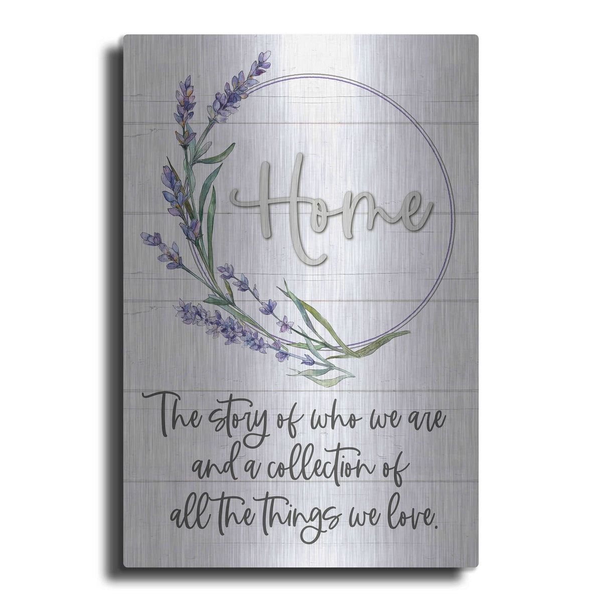 'Home' by Susie Boyer – Metal Wall Art