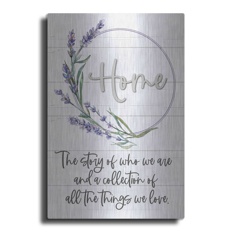 'Home' by Susie Boyer – Metal Wall Art