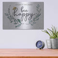 'Don'T Worry Bee Happy' by Susie Boyer – Metal Wall Art, 16x12 room view