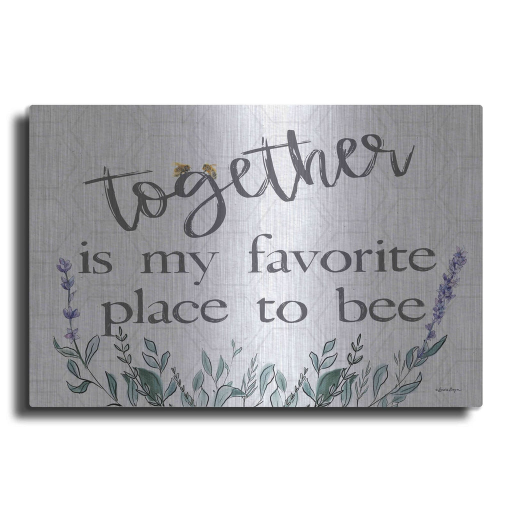 'Together Is My Favorite Place' by Susie Boyer – Metal Wall Art