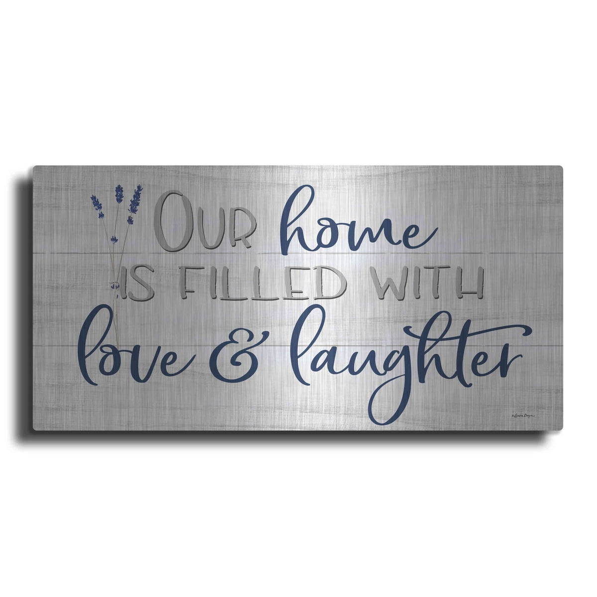 'Our Home' by Susie Boyer – Metal Wall Art
