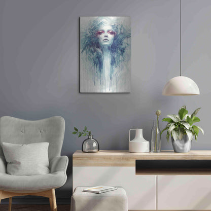 Luxe Metal Art 'Oil' by Anna Dittman, Metal Wall Art,16x24