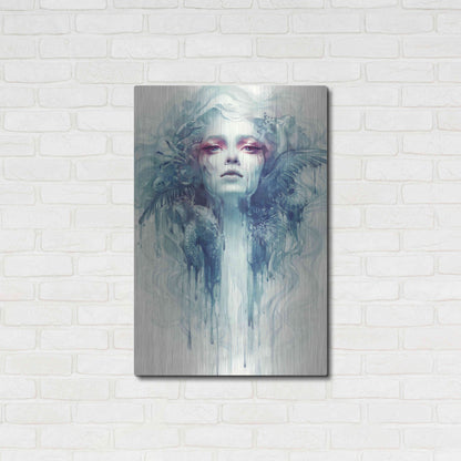 Luxe Metal Art 'Oil' by Anna Dittman, Metal Wall Art,24x36
