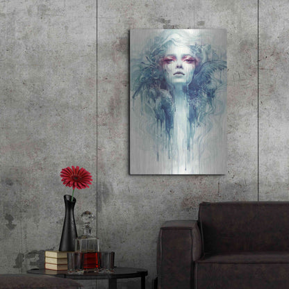 Luxe Metal Art 'Oil' by Anna Dittman, Metal Wall Art,24x36