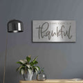 'So Many Reasons To Be Thankful' by Susie Boyer – Metal Wall Art, 24x12 room view