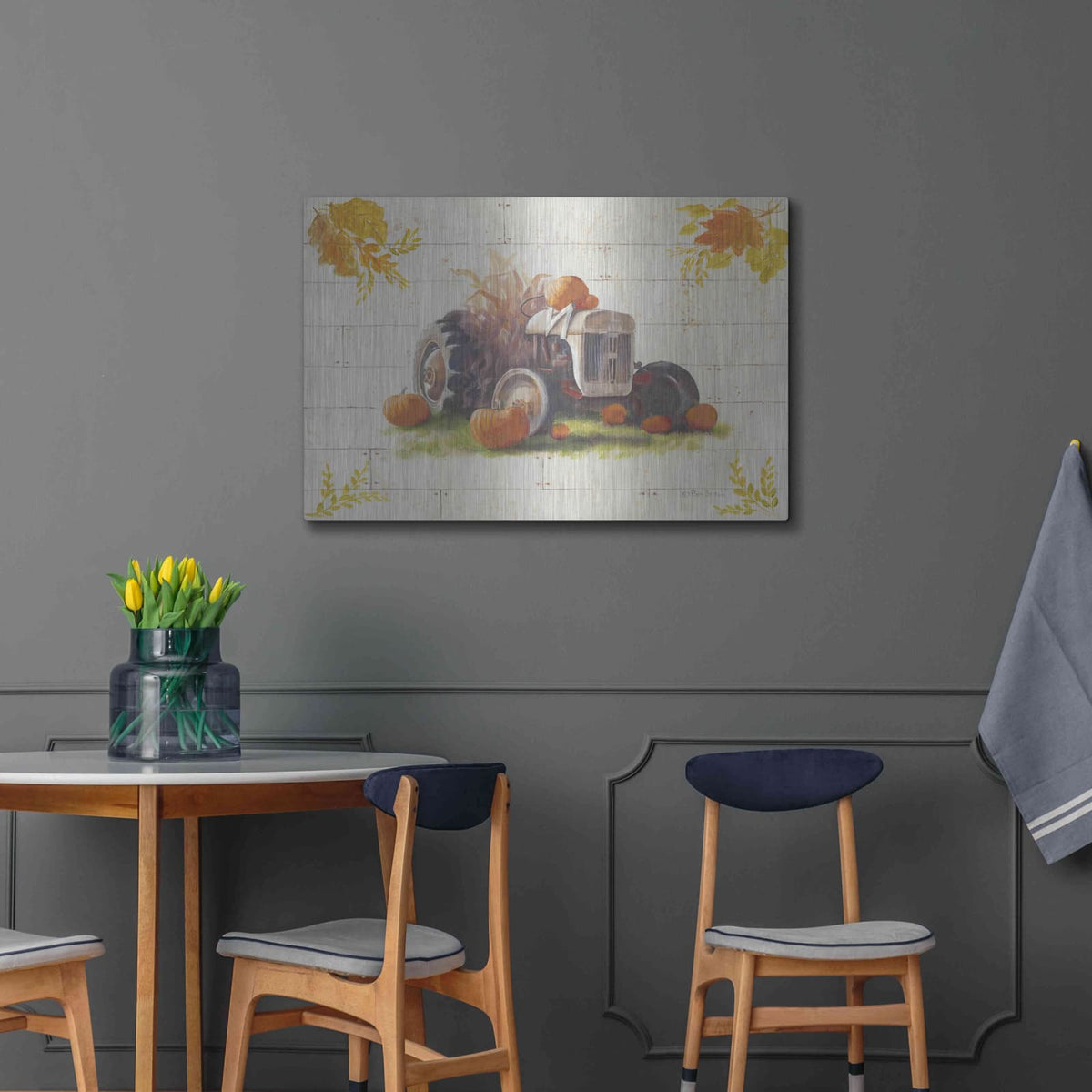 'Harvest Tractor' by Pam Britton – Metal Wall Art, 36x24 room view