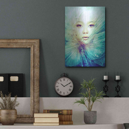 Luxe Metal Art 'Locust' by Anna Dittman, Metal Wall Art,12x16
