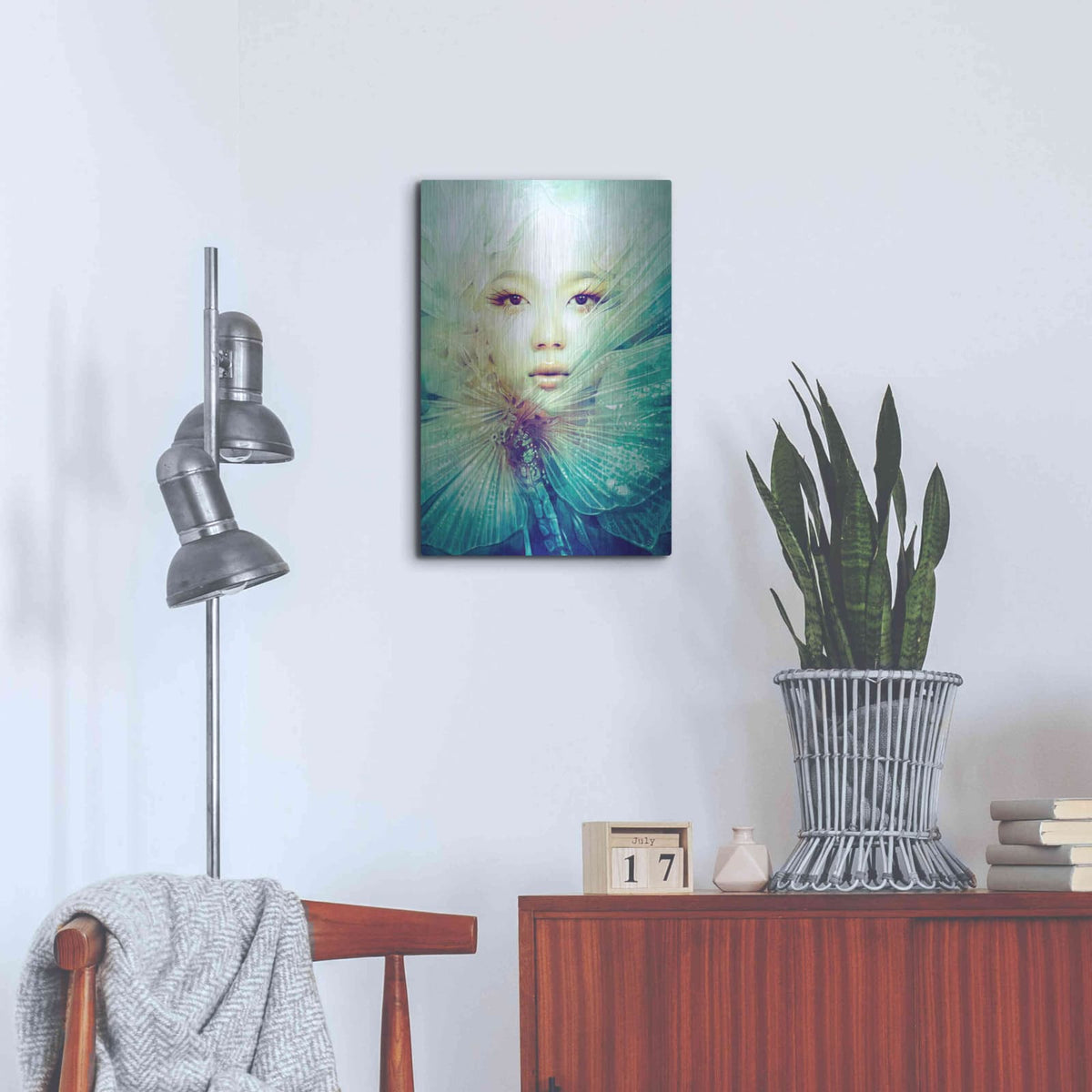 'Locust' by Anna Dittman – Metal Wall Art, 16x24 room view