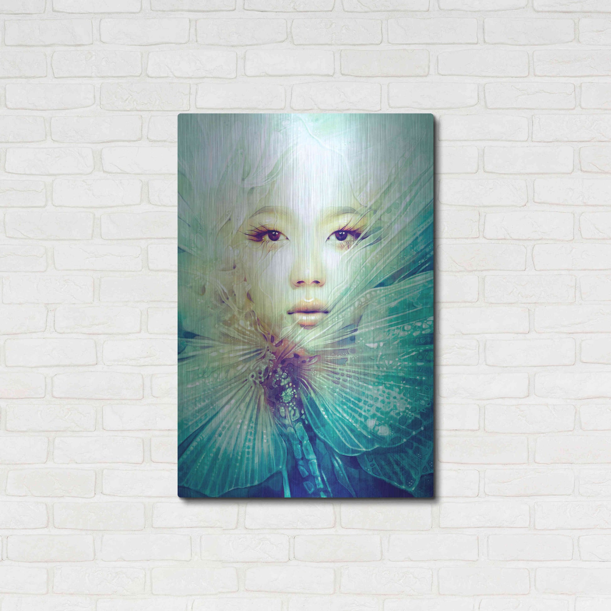 Luxe Metal Art 'Locust' by Anna Dittman, Metal Wall Art,24x36