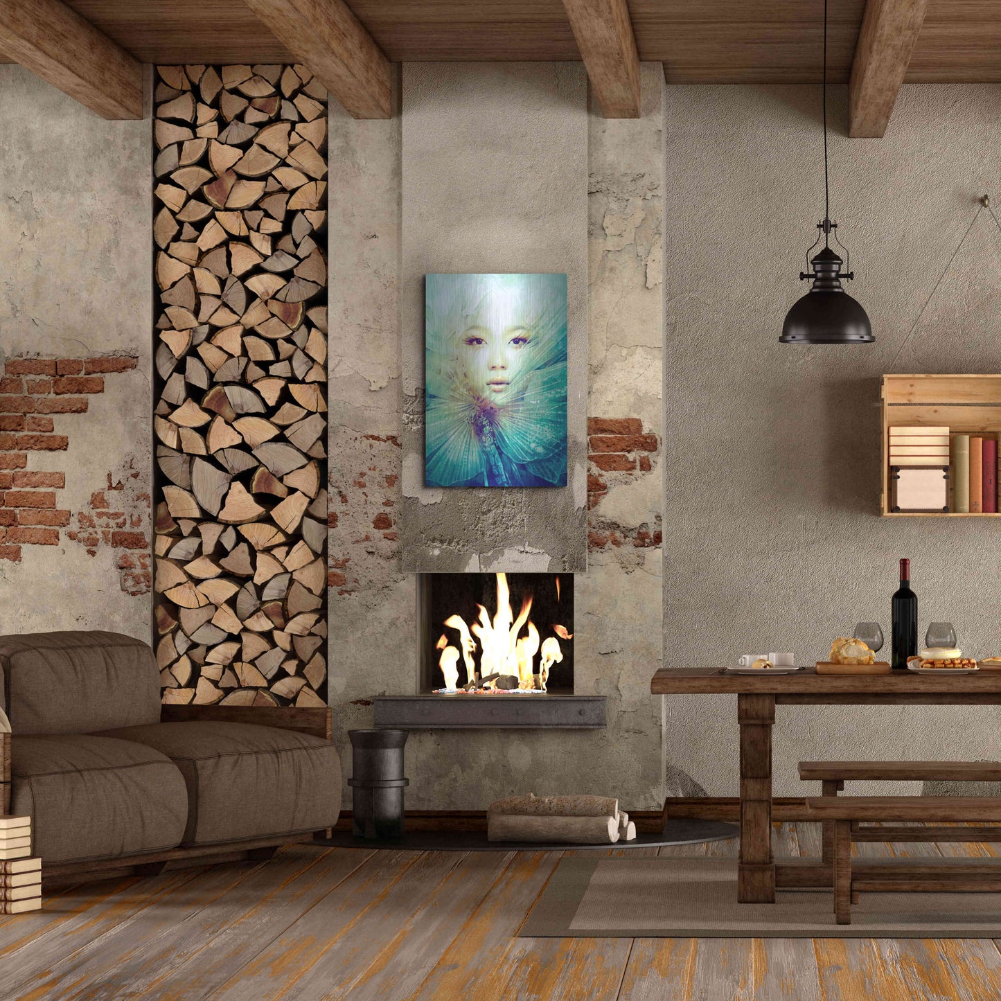 Luxe Metal Art 'Locust' by Anna Dittman, Metal Wall Art,24x36