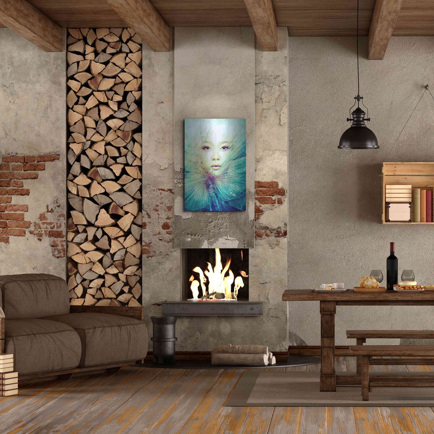 Luxe Metal Art 'Locust' by Anna Dittman, Metal Wall Art,24x36