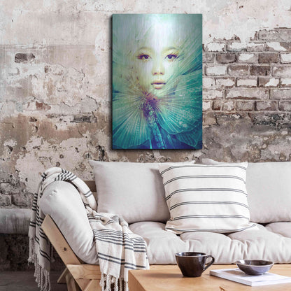 Luxe Metal Art 'Locust' by Anna Dittman, Metal Wall Art,24x36