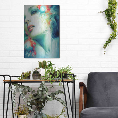 Luxe Metal Art 'Scale' by Anna Dittman, Metal Wall Art,12x16