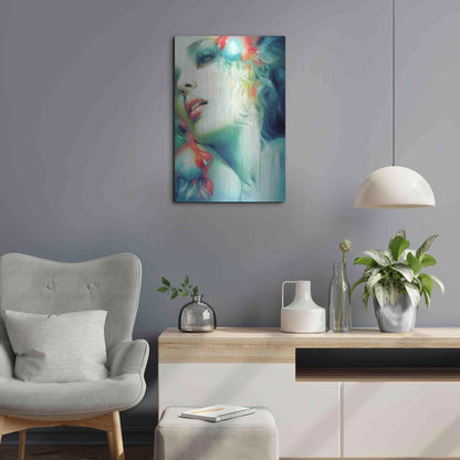 Luxe Metal Art 'Scale' by Anna Dittman, Metal Wall Art,16x24