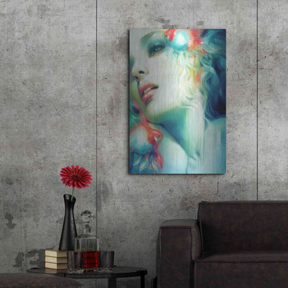 Luxe Metal Art 'Scale' by Anna Dittman, Metal Wall Art,24x36
