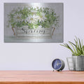 'Spring Flowers' by Cindy Jacobs – Metal Wall Art, 16x12 room view