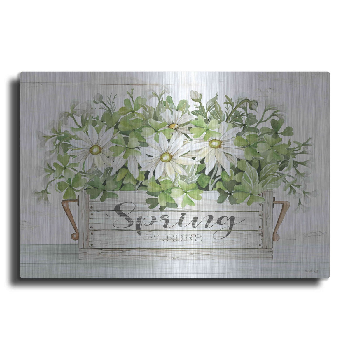 'Spring Flowers' by Cindy Jacobs – Metal Wall Art