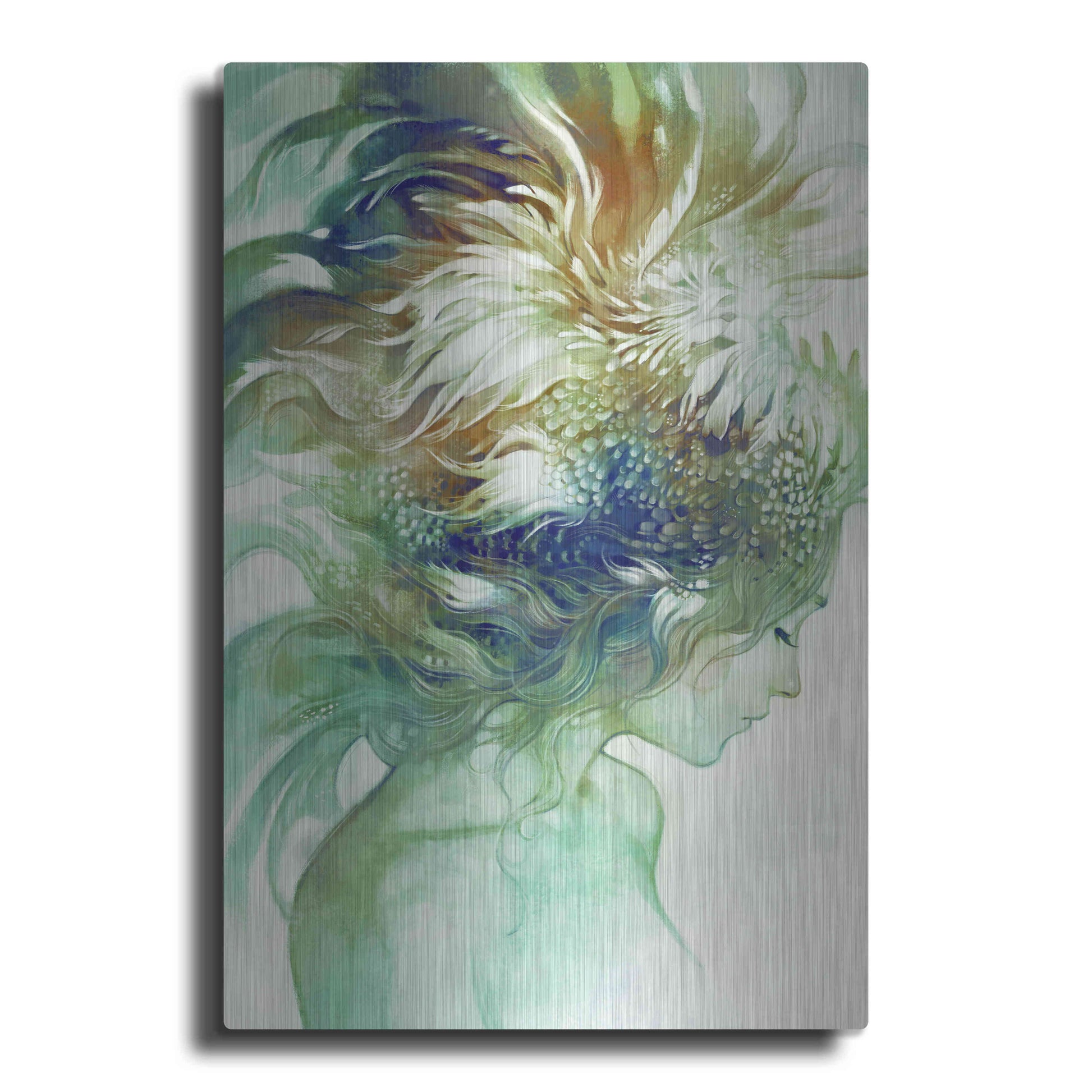Luxe Metal Art 'Comb' by Anna Dittman, Metal Wall Art