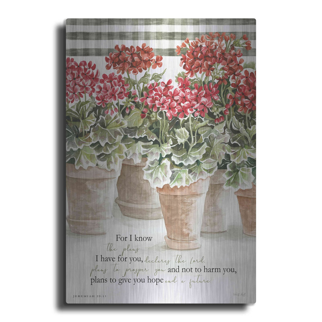 'For I Know' by Cindy Jacobs – Metal Wall Art
