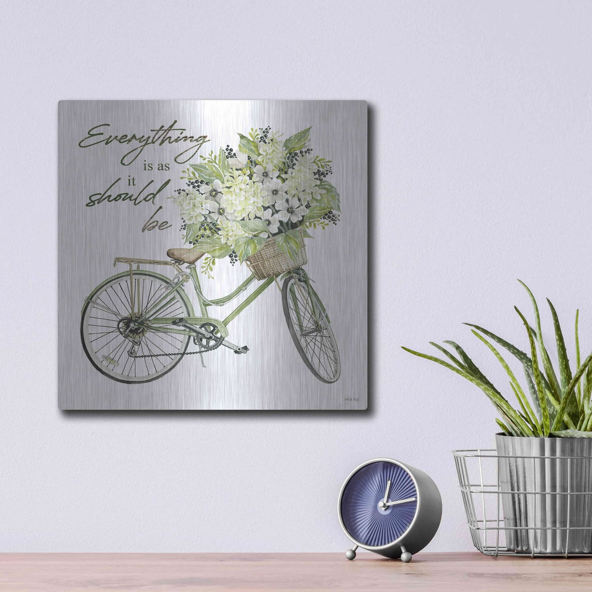 'As It Should Be' by Cindy Jacobs – Metal Wall Art, 12x12 room view