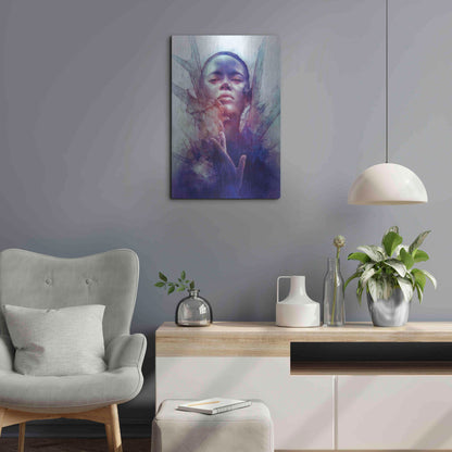 Luxe Metal Art 'Prey' by Anna Dittman, Metal Wall Art,16x24