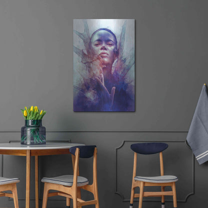 Luxe Metal Art 'Prey' by Anna Dittman, Metal Wall Art,24x36