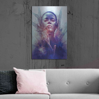 Luxe Metal Art 'Prey' by Anna Dittman, Metal Wall Art,24x36