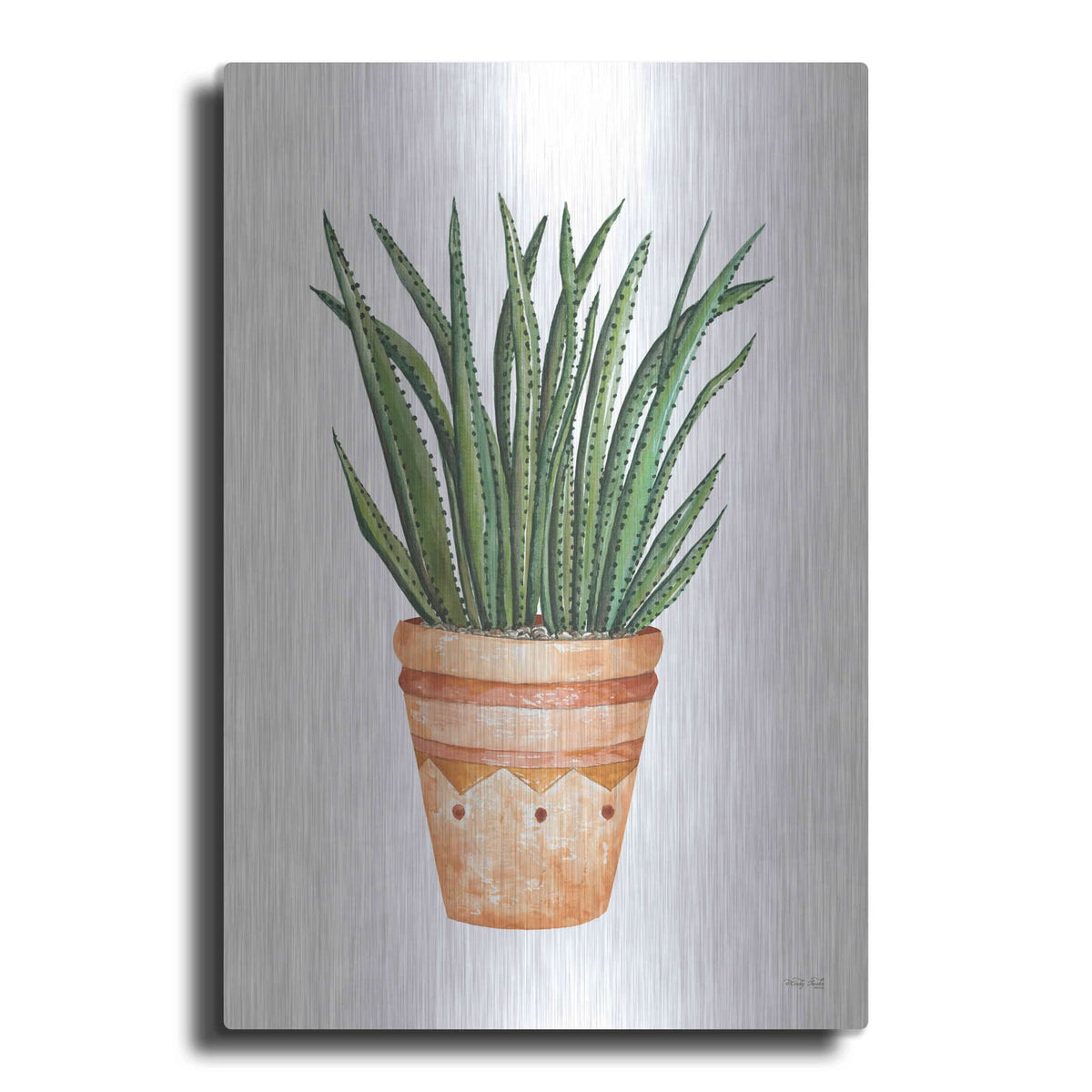 'Aztec Pot II' by Cindy Jacobs – Metal Wall Art