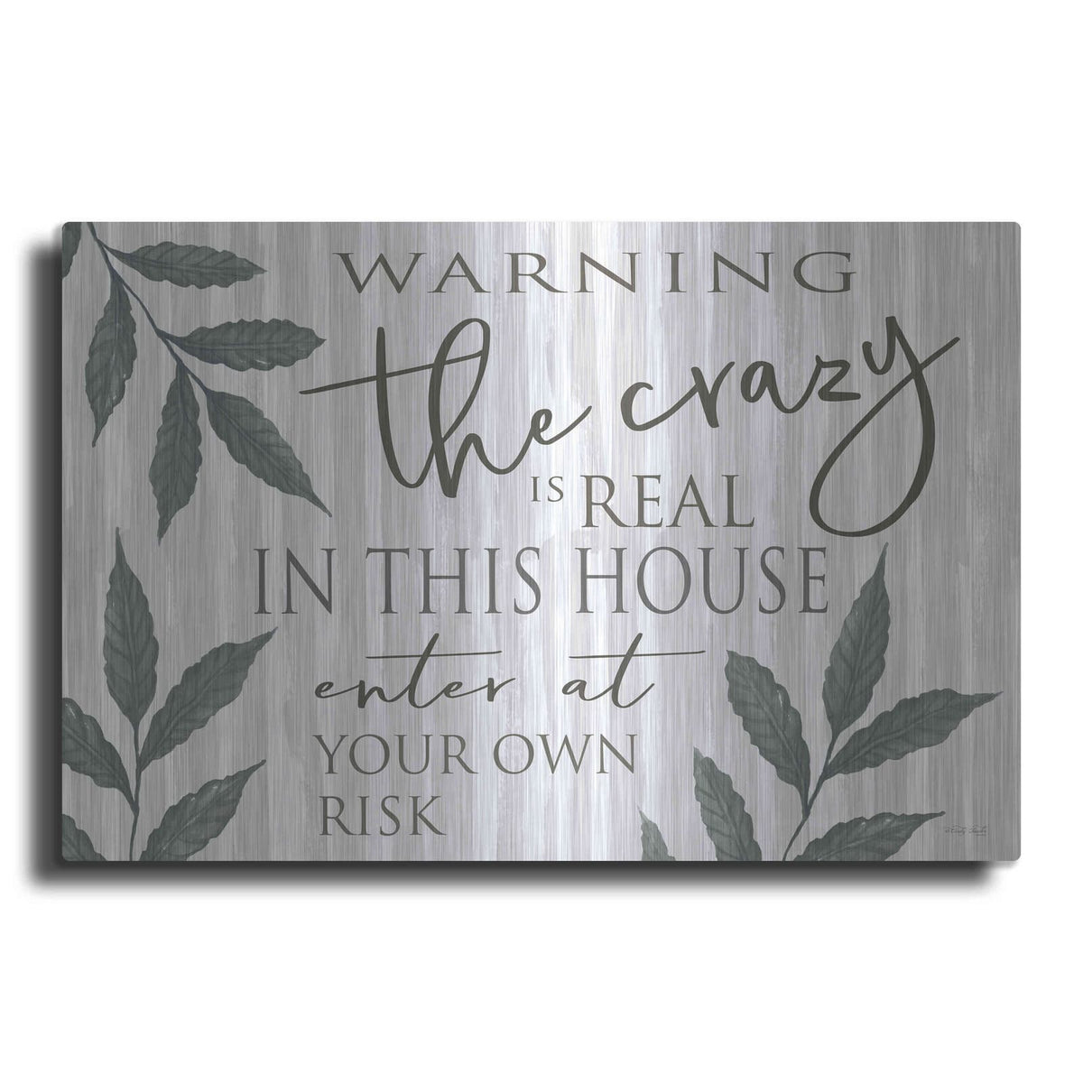 'The Crazy Is Real' by Cindy Jacobs – Metal Wall Art