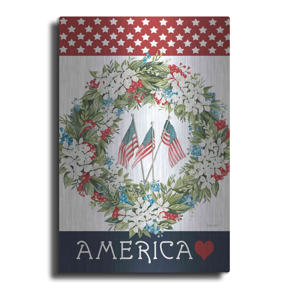 'America Love' by Cindy Jacobs – Metal Wall Art