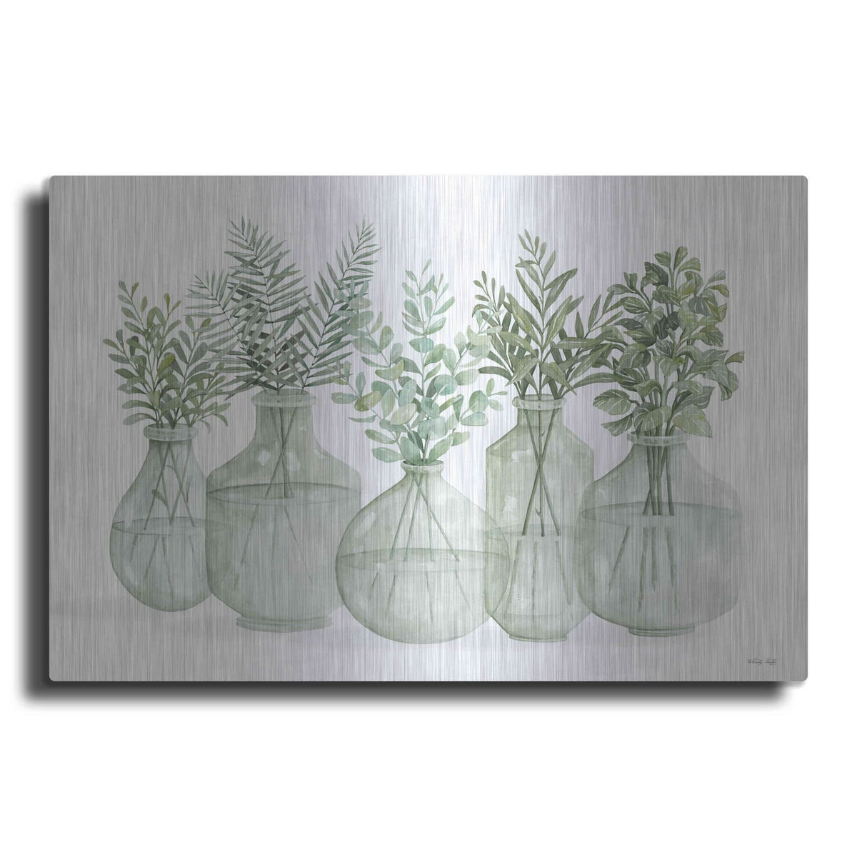 'Simply Sage I' by Cindy Jacobs – Metal Wall Art