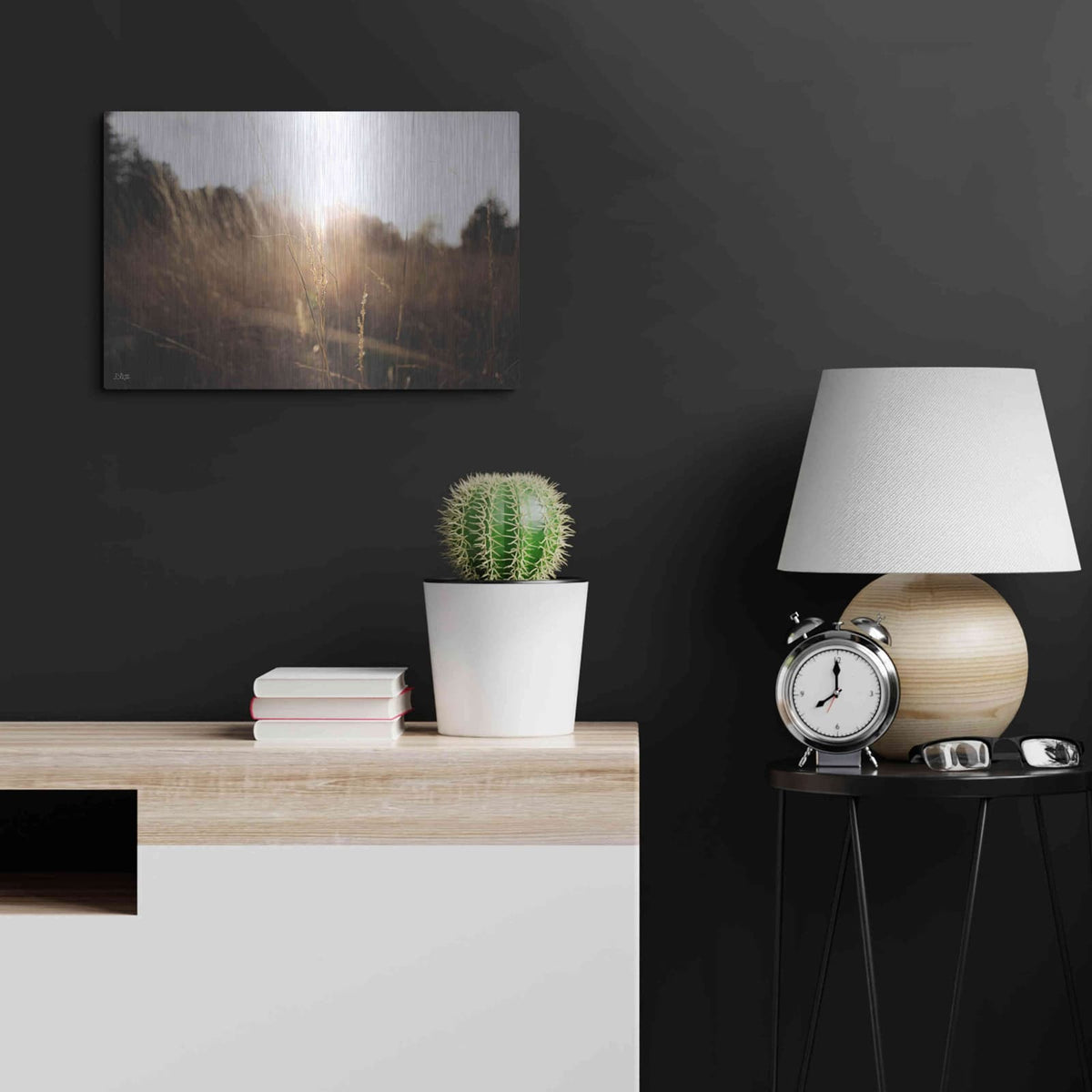 'Bright Sun Haze I' by Donnie Quillen – Metal Wall Art, 24x16 room view