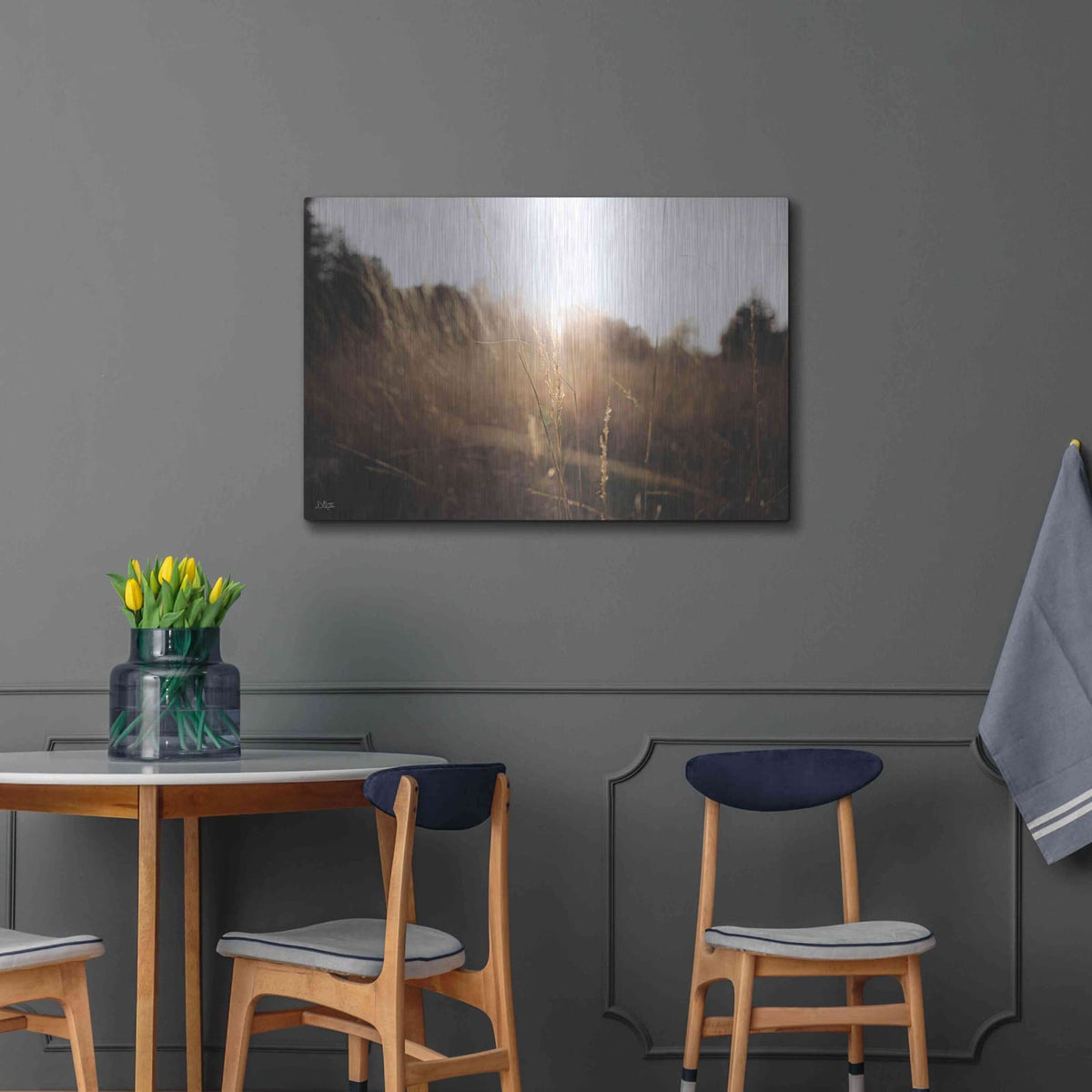 'Bright Sun Haze I' by Donnie Quillen – Metal Wall Art, 36x24 room view