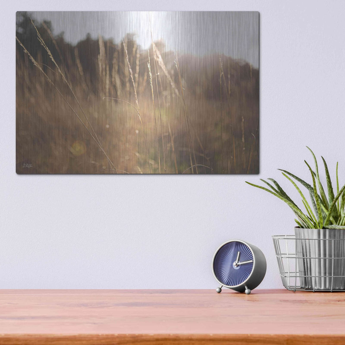 'Bright Sun Haze II' by Donnie Quillen – Metal Wall Art, 16x12 room view